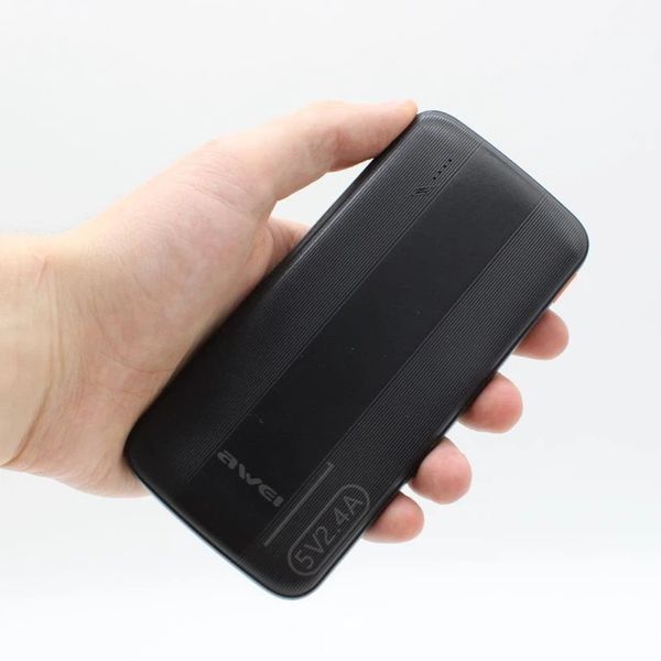 Портативний акумулятор AWEI P20K 10000mAh 2USB / Повербанк для телефону Sp-5020 фото