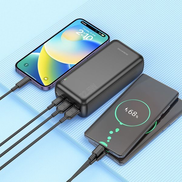 Мобільний зарядний пристрій POWER BANK BOROFONE 30000MAH BJ 38B sp1790 фото