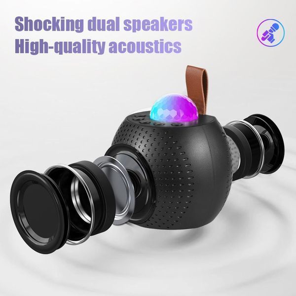 Портативна колонка Z1 (Bluetooth, LED, 2 мікрофони, проекція) M17261 фото