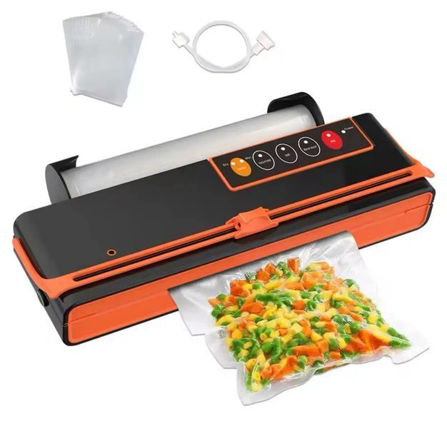 Вакуумний пакувальник 150Вт / Вакууматор продуктів / Побутовий вакуумний пакувальник SX-168 VEN-1533 фото