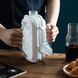 Портативна силіконова форма для льоду пляшка 2 в 1 ICE CUBE TRAY складана на 17 кульок 2054896320 фото 2