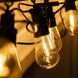 Вулична гірлянда ретро-формату на 10 Led-ламп, довжина 5 метрів, тепле біле освітлення M16908 фото 1