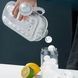Портативна силіконова форма для льоду пляшка 2 в 1 ICE CUBE TRAY складана на 17 кульок 2054896320 фото 4