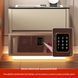 Тумба QYJXF02 з екошкіри з LED підсвічуванням, USB, датчик руху, бездротова зарядка, Bluetooth-аудіо Біла M17586 фото 4