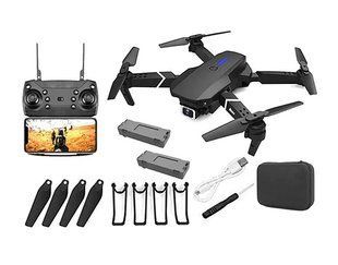 Квадрокоптер (міні-дрон) S89 Pro Black (камера HD 4К 1080P, WiFi, FPV, 1 акумулятори по 1800 mAh) з кейсом, чорний S89 Pro with camera 4K - швидкий маневрений квадрокоптер для зйомки у високій якості 2054147874 фото