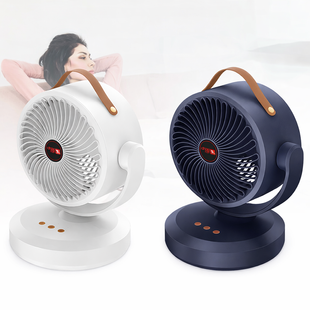 Акумуляторний міні вентилятор VU-05/FS-25 з поворотом / Вентилятор Mini fan з LED-підсвічуванням та USB M17135 фото