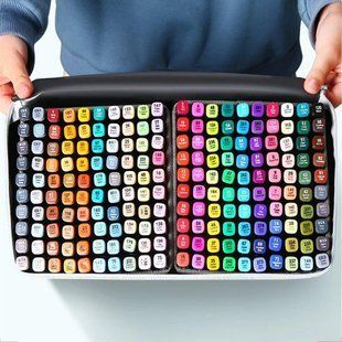 80 шт Набір двосторонніх скетч-маркерів для малюванняTouch на спиртовій основі 22112235548 фото