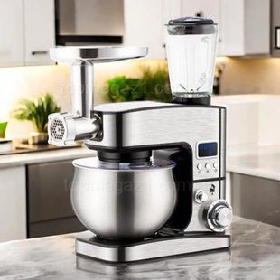 Кухонний комбайн з тістомісом 4500Вт Top Kitchen універсальний кухонний комбайн 3в1 Tk225 фото