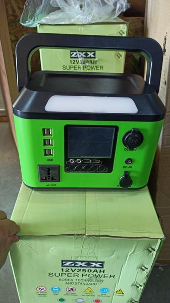 Портативная электростанция ZXX Super Power 500Wh (1000W, 220V) ZXX фото