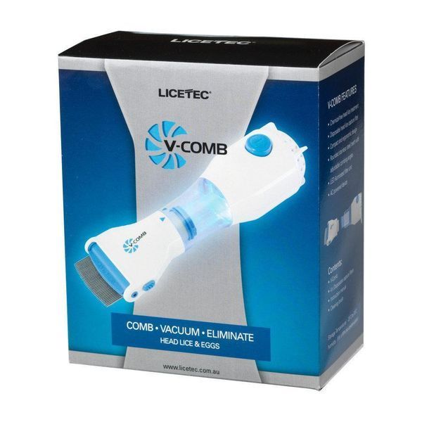Гребінець електричний для видалення вошей та бліх V-Comb Licetec (TM-38) 111500114 фото