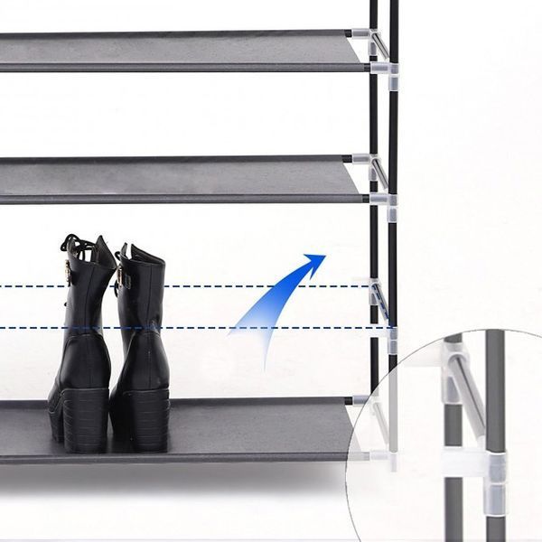 Тканинна шафа для зберігання взуття Shoe Cabinet 118х30х120 см 540563215 фото