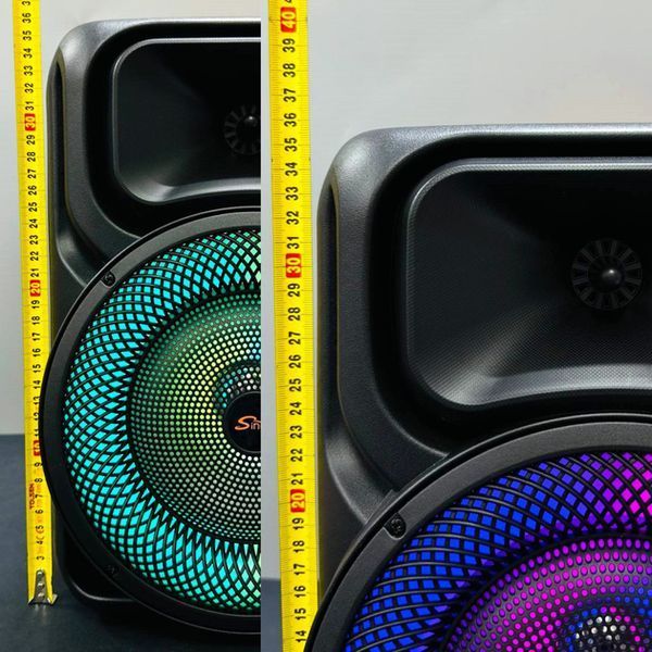 Бездротова караоке колонка з мікрофоном та RGB-підсвічуванням ZQS8147 sp10280 фото