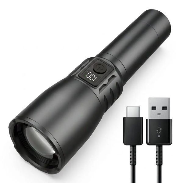 Ручной аккумуляторный фонарик BL CB X86 / Мощный ручной фонарик дальнего свечения sp10425 фото