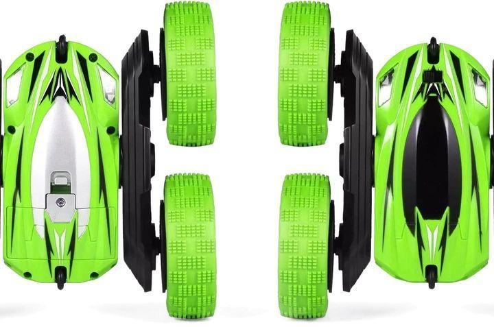 Машинка перевертень всюдихід трюкова на радіокеруванні Ydjia Stunt Car D828 Green 54012874596 фото