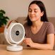 Акумуляторний міні вентилятор VU-05/FS-25 з поворотом / Вентилятор Mini fan з LED-підсвічуванням та USB M17135 фото 4