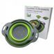 Друшляк силіконовий складаний великий + маленький Collapsible filter baskets V3348 фото 4