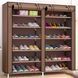 Тканинна шафа для зберігання взуття Shoe Cabinet 118х30х120 см 540563215 фото 6