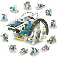Електронний конструктор робот Solar Robot Original 13 в 1 на сонячних батареях 2392115A фото