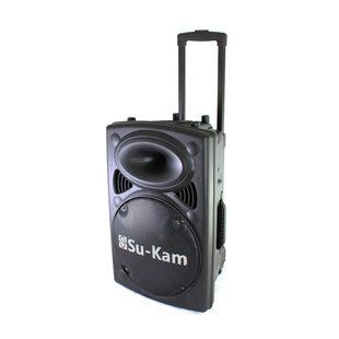 Портативна колонка Su-Kam BT 120D/212D+ 2 мікрофони 12v\220v sp4382 фото