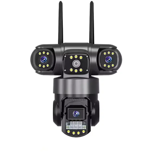 Вулична поворотна 4G IP-камера відеоспостереження EVKVO SC28 V380 Pro | 3 Лінзи | 16MP sp10053 фото