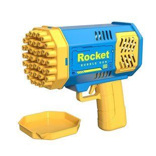 Rocket акумуляторний Пістолет мильних бульбашок синій 2053348 фото
