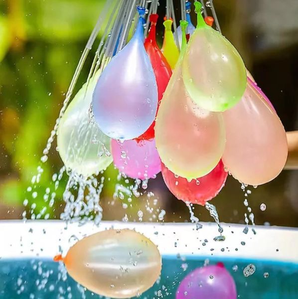 Водяні кульки бомбочки для водних битв Happy Baby Balloons 111 кульок 2018429 фото