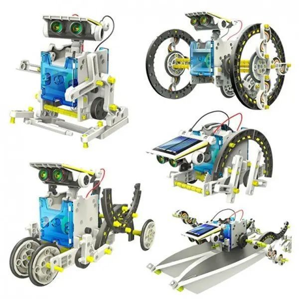 Електронний конструктор робот Solar Robot Original 13 в 1 на сонячних батареях 2392115A фото