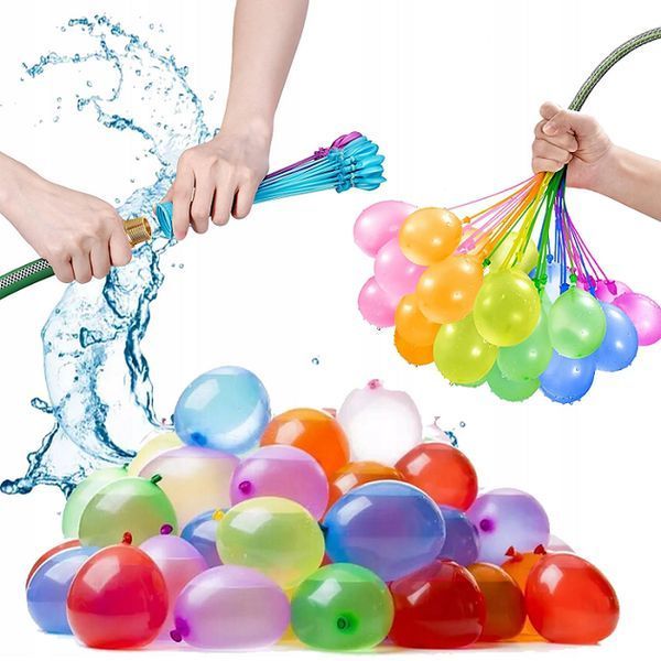 Водяні кульки бомбочки для водних битв Happy Baby Balloons 111 кульок 2018429 фото
