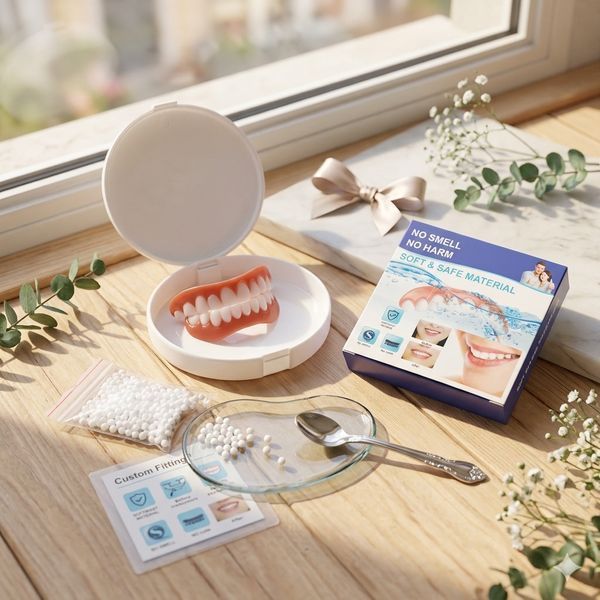 Знімні вініри Perfect Smile Veneers, вініри для зубів, накладні зуби, накладки для зубів 2260038 фото
