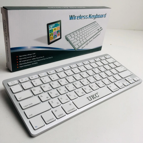 Бездротова Bluetooth клавіатура Wireless Keyboard X5 X5 фото