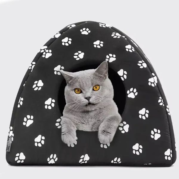 М'який будиночок для собак та кішок YU227 компактний складаний Pet Hut White 35 см &times; 40 см 2051516 фото