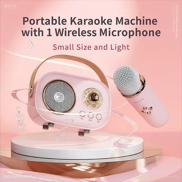 Бездротовий мікрофон для караоке, колонка SPEAKER C20 PLUS 509456 фото