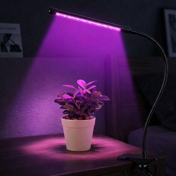 Світлодіодна фітолампа Grow Light для вирощування рослин, розсади Повний спектр 1 голова 2019086 фото