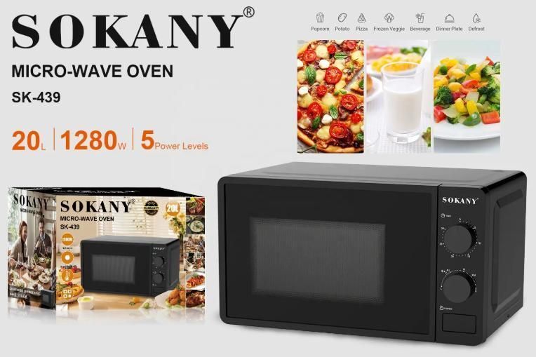 Мікрохвильова піч Sokany SK-438 30 л 1400 Вт SK-438 фото