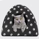 М'який будиночок для собак та кішок YU227 компактний складаний Pet Hut White 35 см &times; 40 см 2051516 фото 3