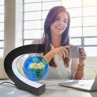 Глобус, що обертається в невагомості Globe Star з підсвічуванням M00220 фото