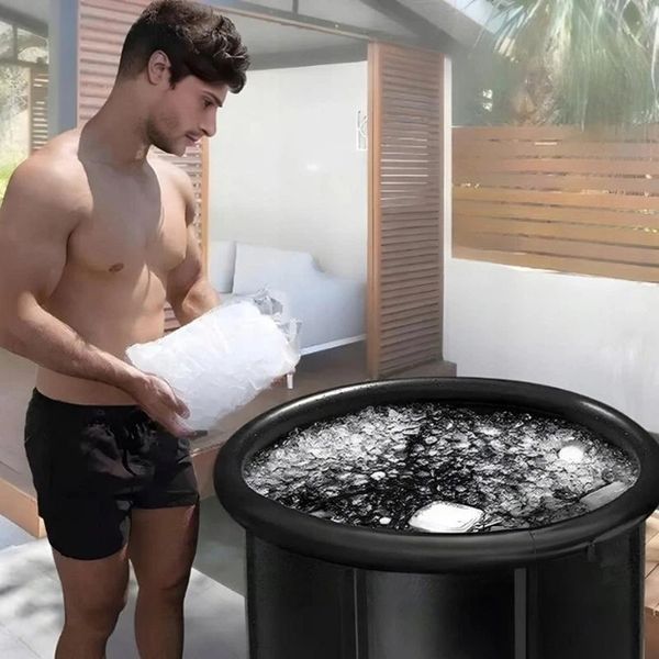 Круглий каркасний басейн для крижаної ванни / Льодова надувна ванна "Ice Bath Spa" VEN-1453 фото