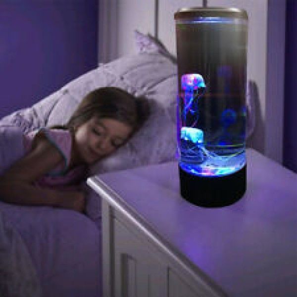 Лампа - нічник зі світлодіодними медузами ZmX LED Jellyfish Mood Lamp Приліжковий світлодіодний настільний pr526999988 фото