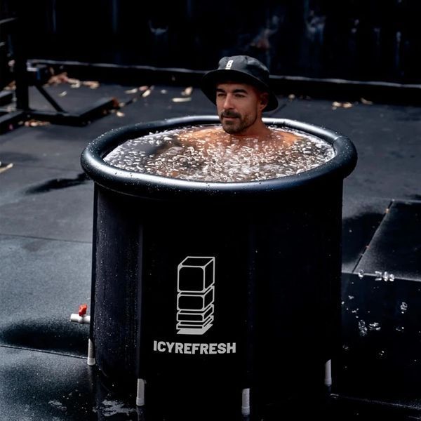 Круглий каркасний басейн для крижаної ванни / Льодова надувна ванна "Ice Bath Spa" VEN-1453 фото