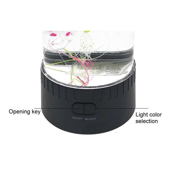 Лампа - нічник зі світлодіодними медузами ZmX LED Jellyfish Mood Lamp Приліжковий світлодіодний настільний pr526999988 фото