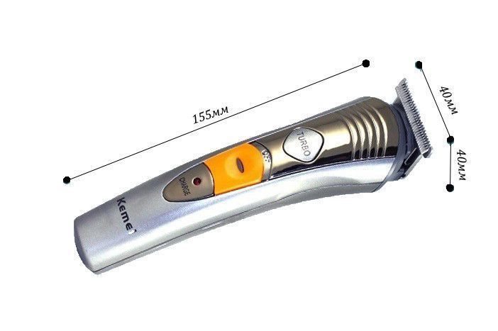 Машинка для стрижки волосся 7 в 1 Kemei KM-580A + триммер sp2001760 фото