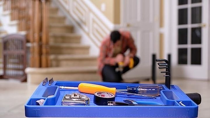 Переносний лоток для інструментів 35,6х23х2,4см, FLEXMAT / Силиконовий органайзер для зберігання інструментів 2052184 фото