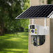 4K Бездротова камера Solar 4G, подвійний об'єктив, нічне бачення V380 Pro CCTV 8MP G0593 фото 1
