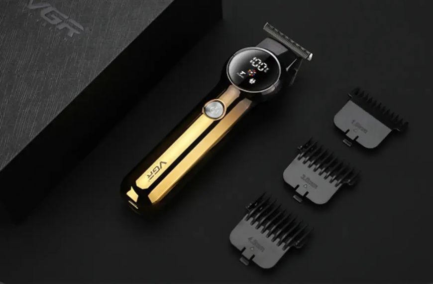 Акумуляторна машинка для стрижки VGR V-989 від USB з 3 насадками 15999 фото