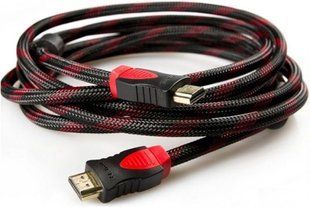 Кабель HDMI-HDMI Donli обплетення, ферити, посилений 5 м (4866lmn/yop) Q8796 фото