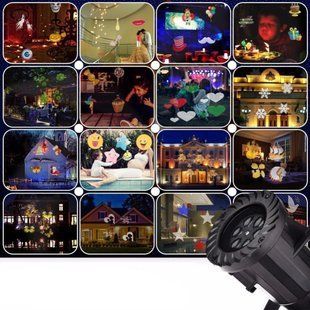 Лазерний проектор Christmas Laser Projector 16 картриджів pr131301101 фото