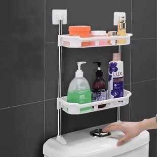 Туалетна полиця для зберігання 2-Storey toilet rack 2124372 фото