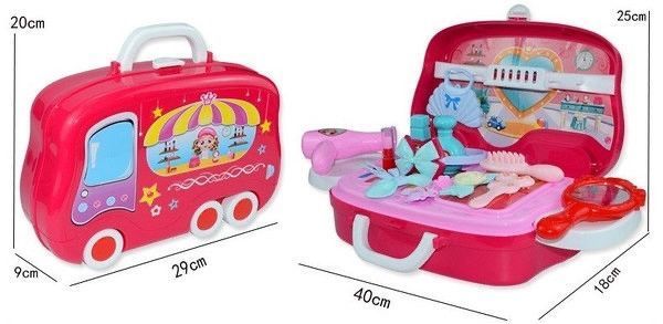 Набір для макіяжу дитячий HAPPY DRESSER з висувною валізкою jv8563201 фото