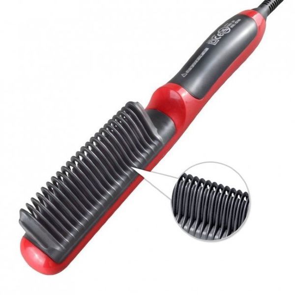Електрична гребінець-випрямляч FAST HAIR STRAIGHTENER ASL-908 з функцією іонізації 54012546 фото