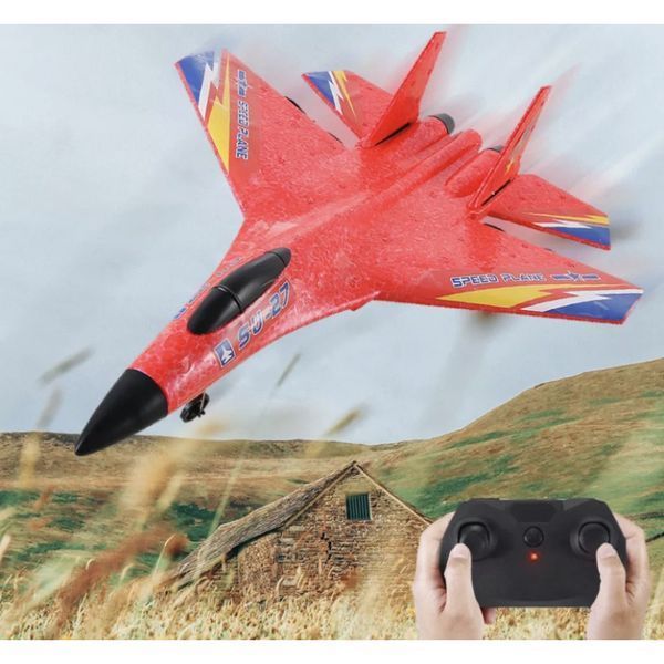 Літак на радіокеруванні модель винищувач СУ-27 EPP Crashworthiness 2.4 Ghz, Радіокерований літак 2051422 фото
